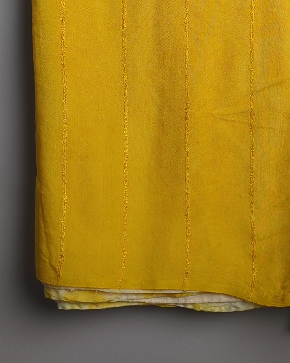 Yellow Textured Saaree