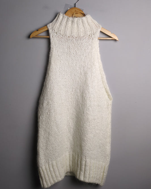 Zara White Knitted Tank