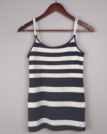 Nautica Blue Striped Tank