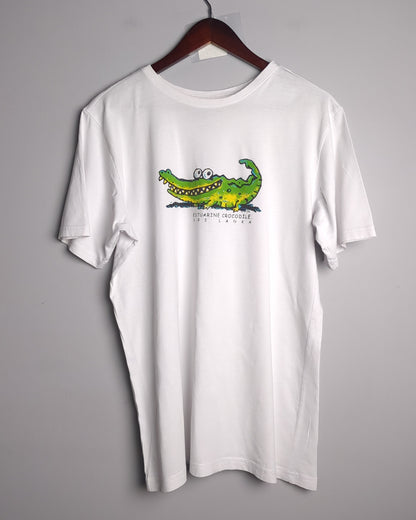Lacoste White Graphic T-Shirt