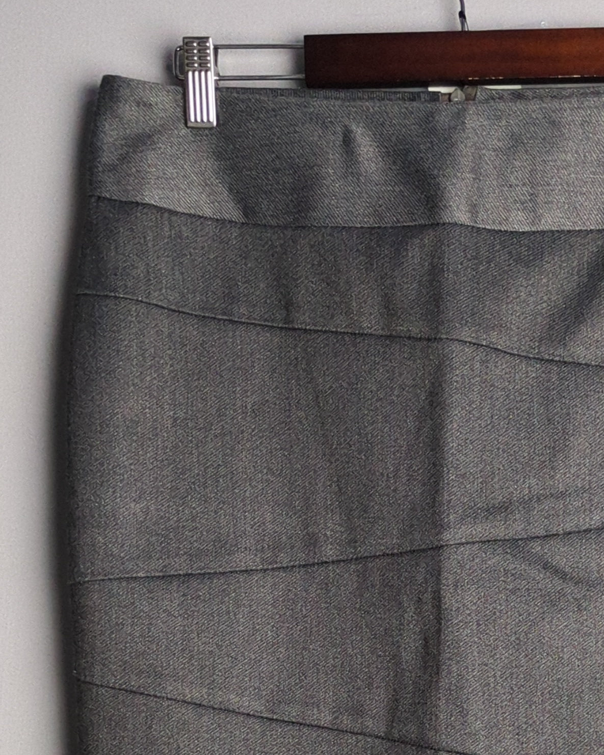 Andra Gray Pencil Skirt