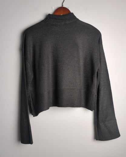 H&M Gray Mock Neck