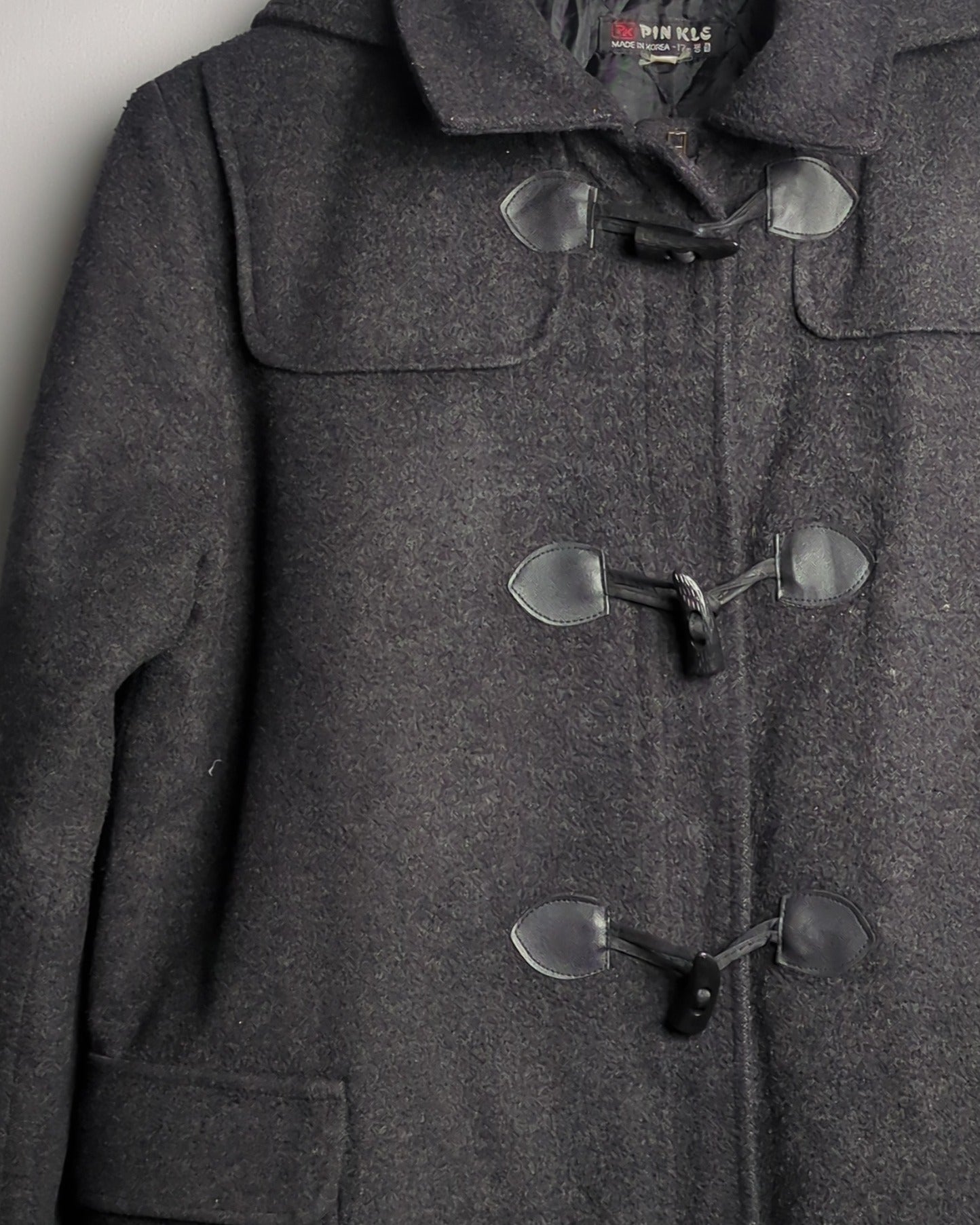 Pinkle Kid Gray Duffle Coat