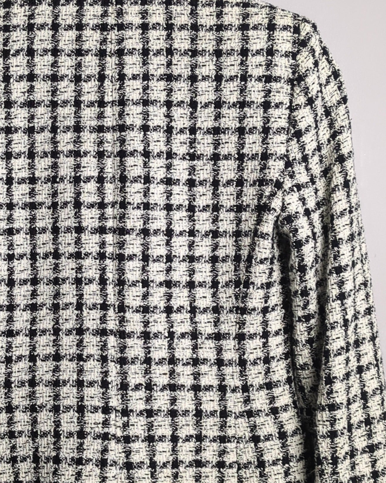 Zara White Tweed Blazer