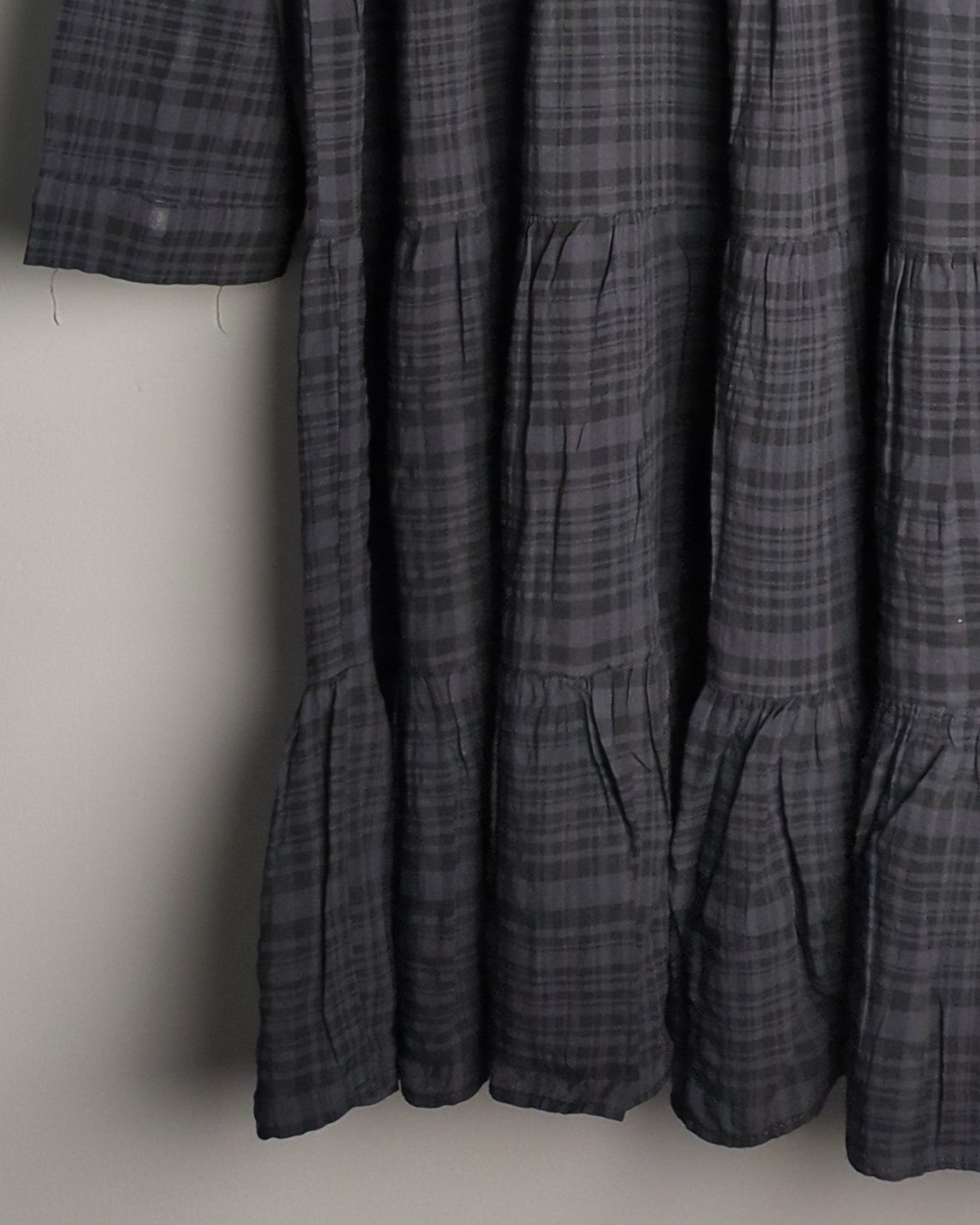 Zara Gray Tiered Dress