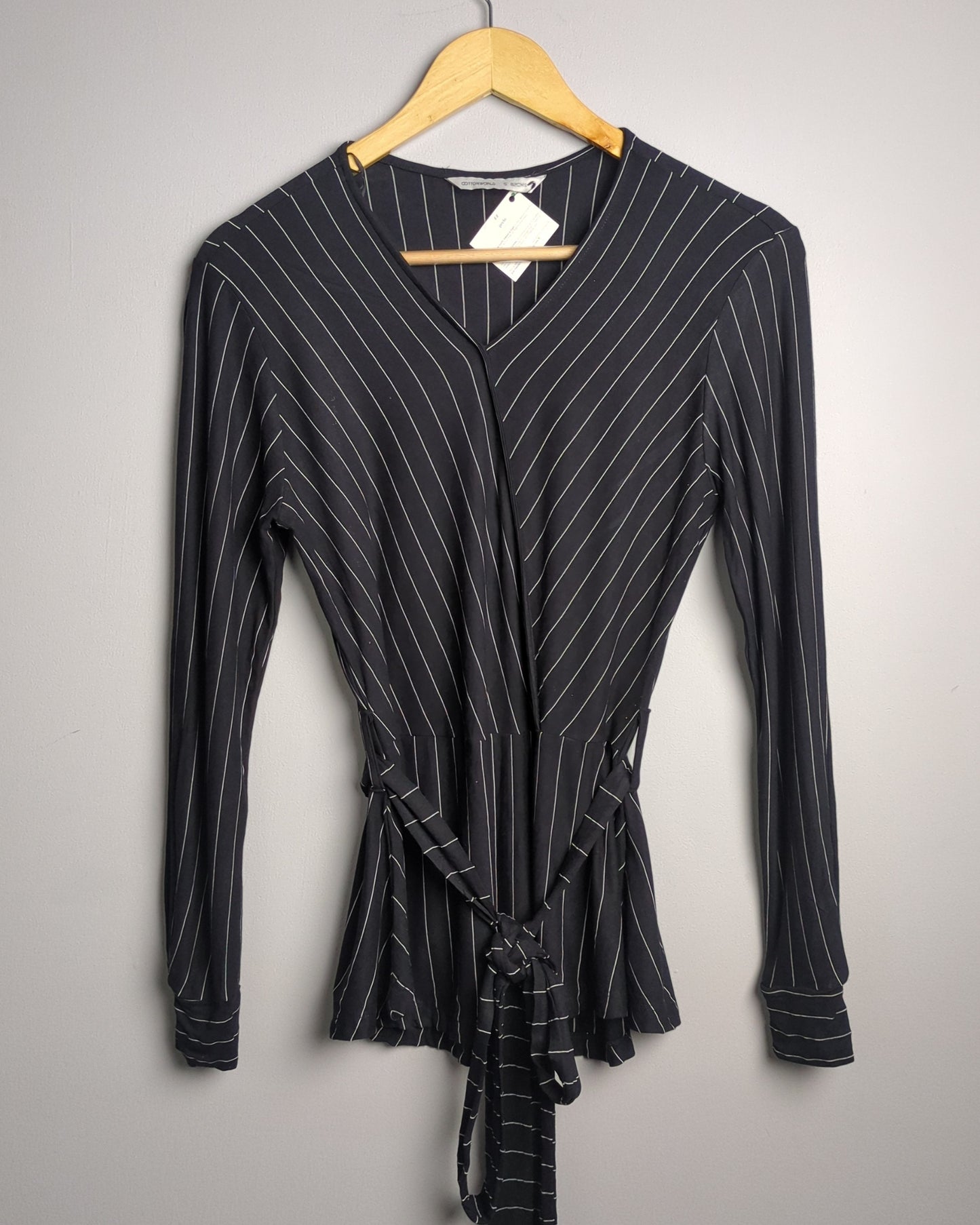 Cottonworld Black Striped Wrap