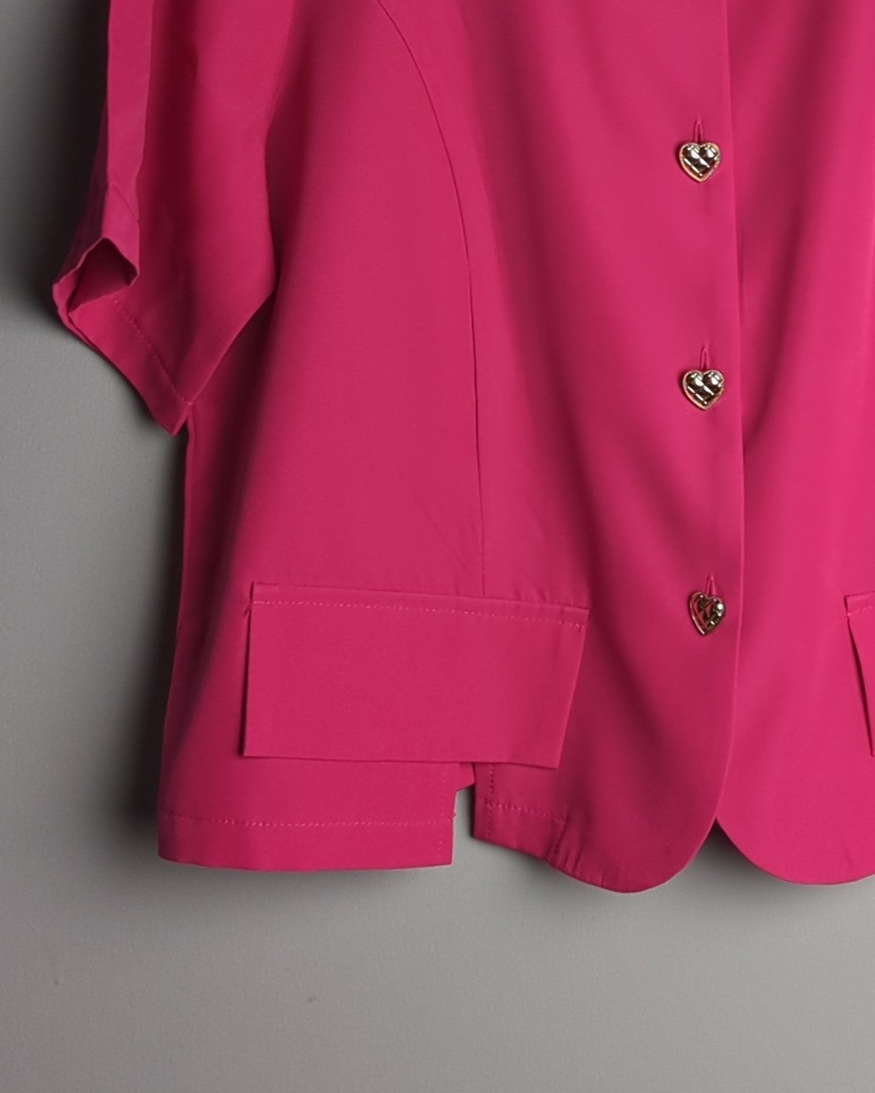 Savana Pink Buttoned Blouse