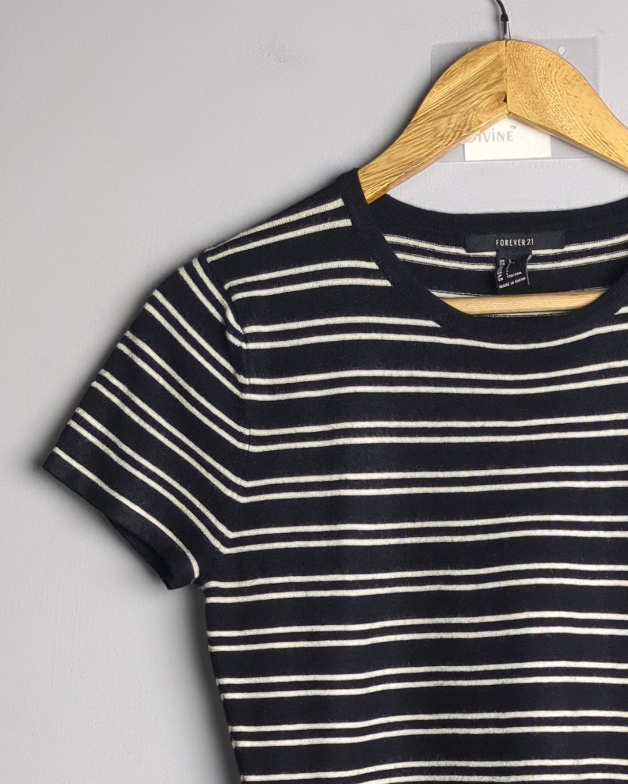 Forever 21 Black Striped Dress