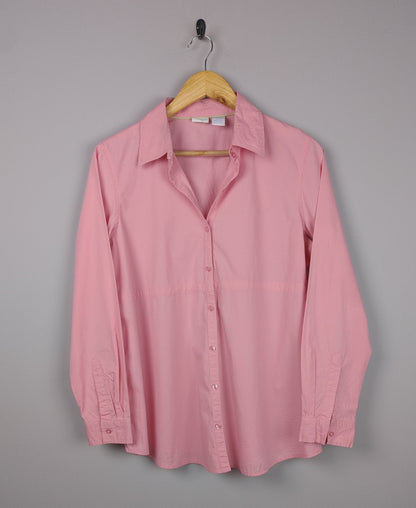 Rosy Button-Down