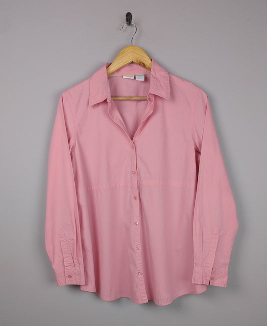 Rosy Button-Down