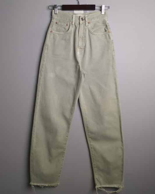 Mng Beige High-Waist Jeans