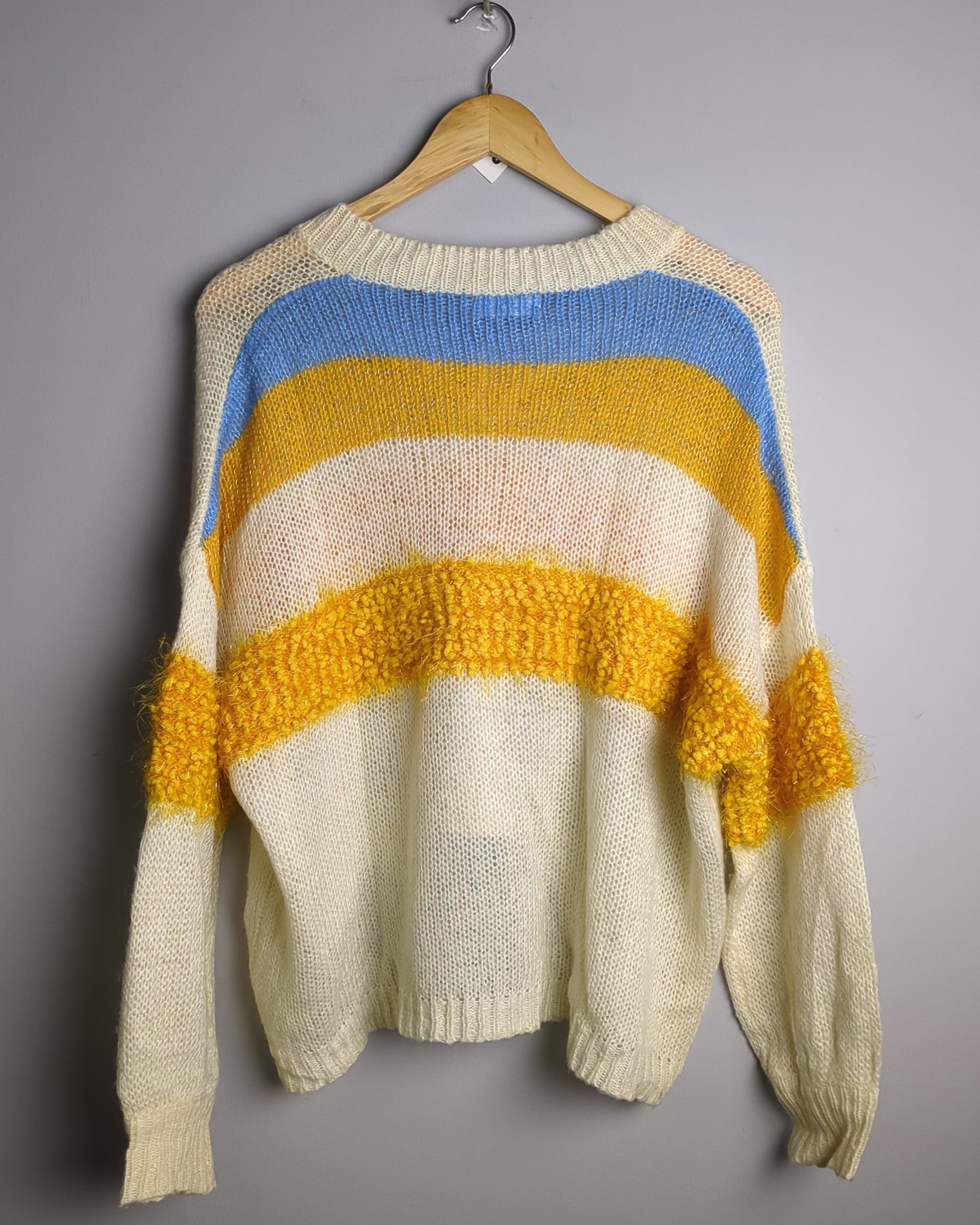 Yimao Beige Knit Sweater