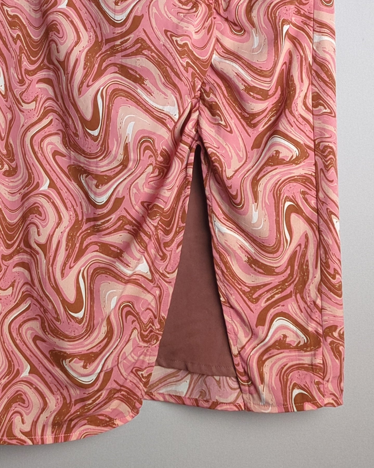Marie Claire Pink Midi Skirt