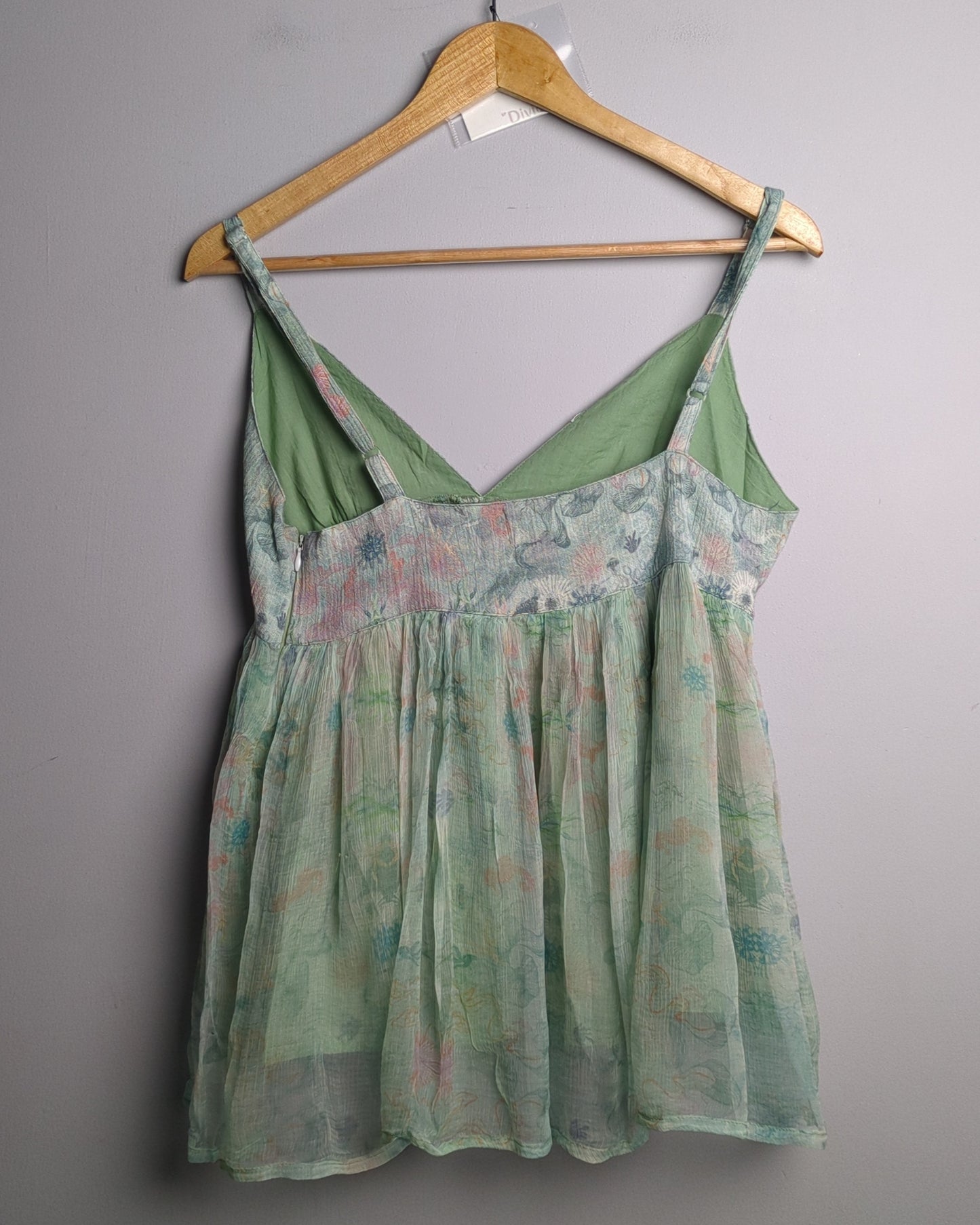 Endless Summer Green Floral Camisole