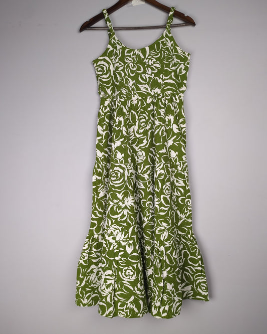 Lov Green Tiered Maxi