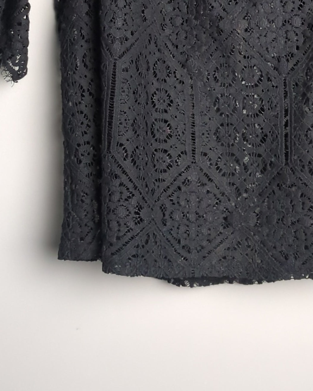 H&M Black Lace Blouse