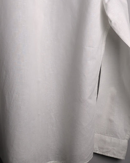 Zara White Mandarin Shirt