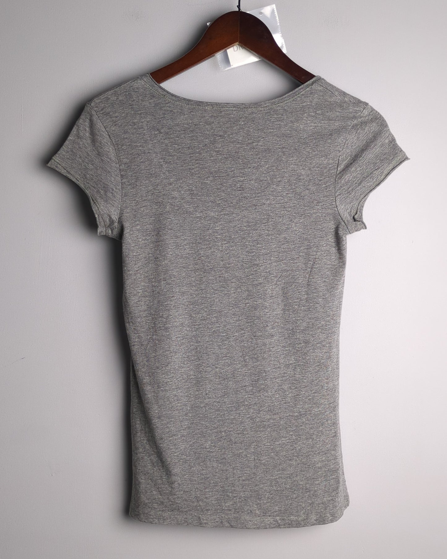 Zara Gray Scoop Neck