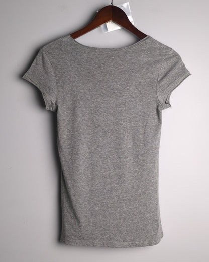Zara Gray Scoop Neck