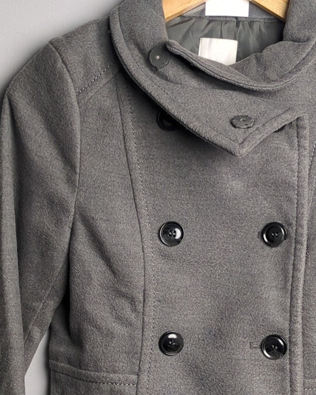 H&M Grey Pea Coat