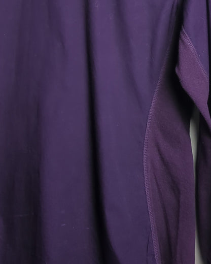 Converse Purple Button Shirt