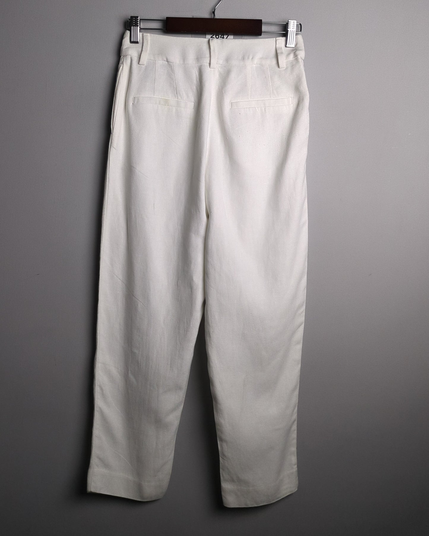 H.M White Casual Trousers