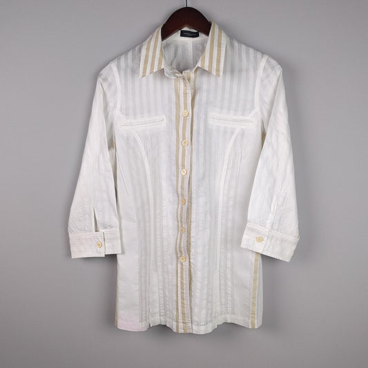 Striped Button-down Shirt
