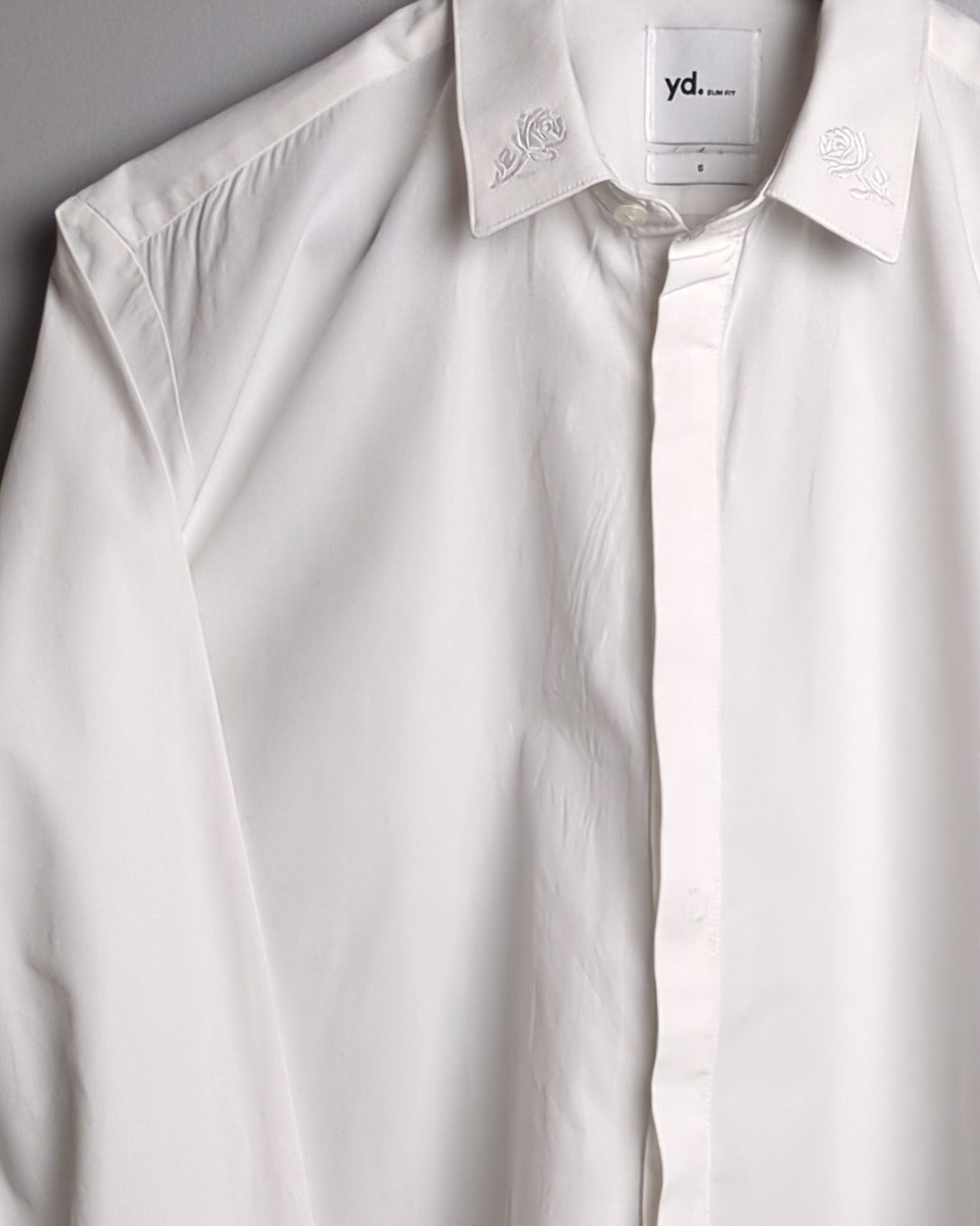 Yd White Embroidered Shirt