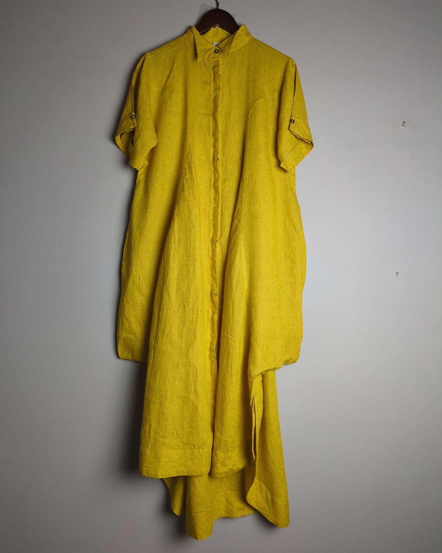 Chola Orange Linen Dress
