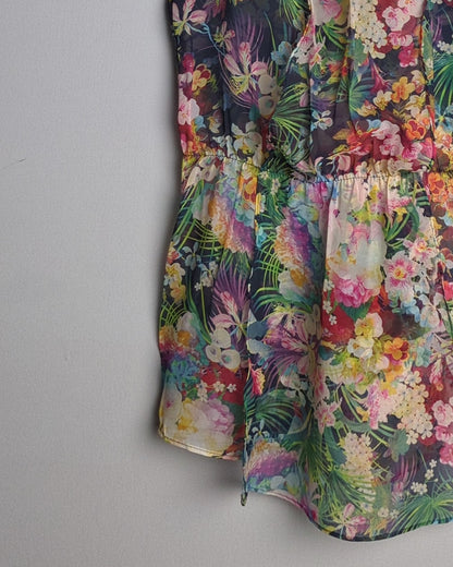 Zara Blue Floral Dress