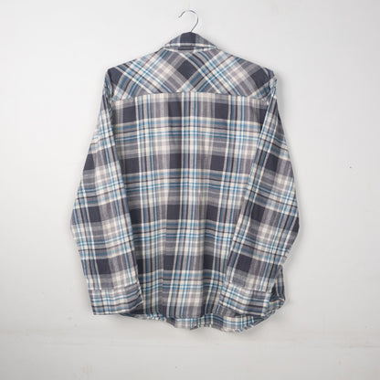 Plaid Button-Down Shirt