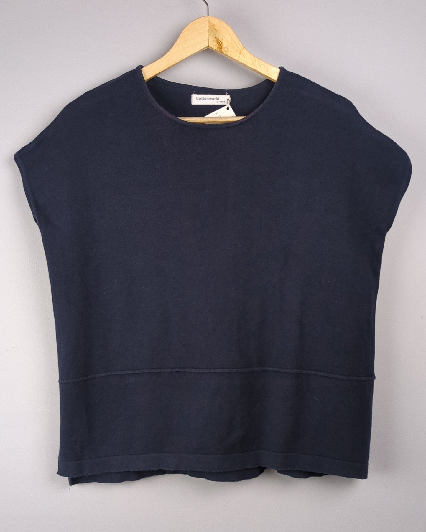 Cotton World Blue Top - Stained