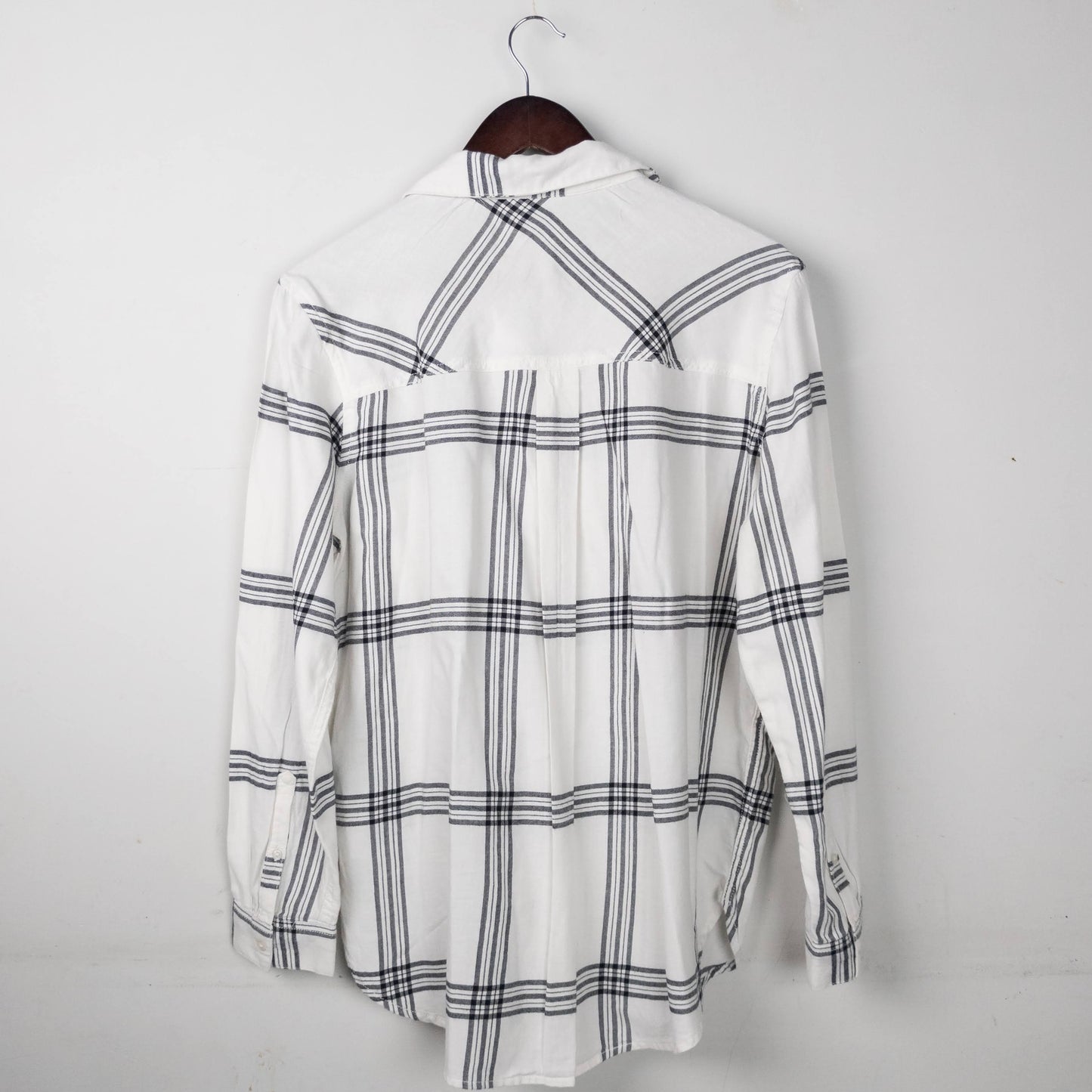 Plaid Button-Up Shirt