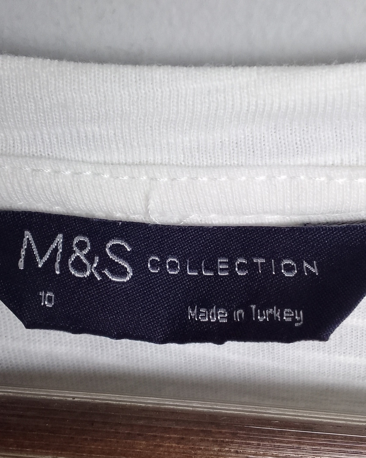 M&S White Lace Blouse
