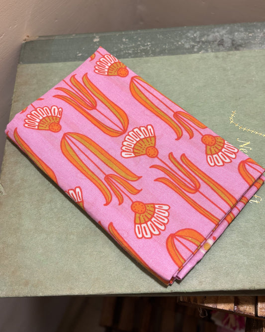 Pink Floral Bandana