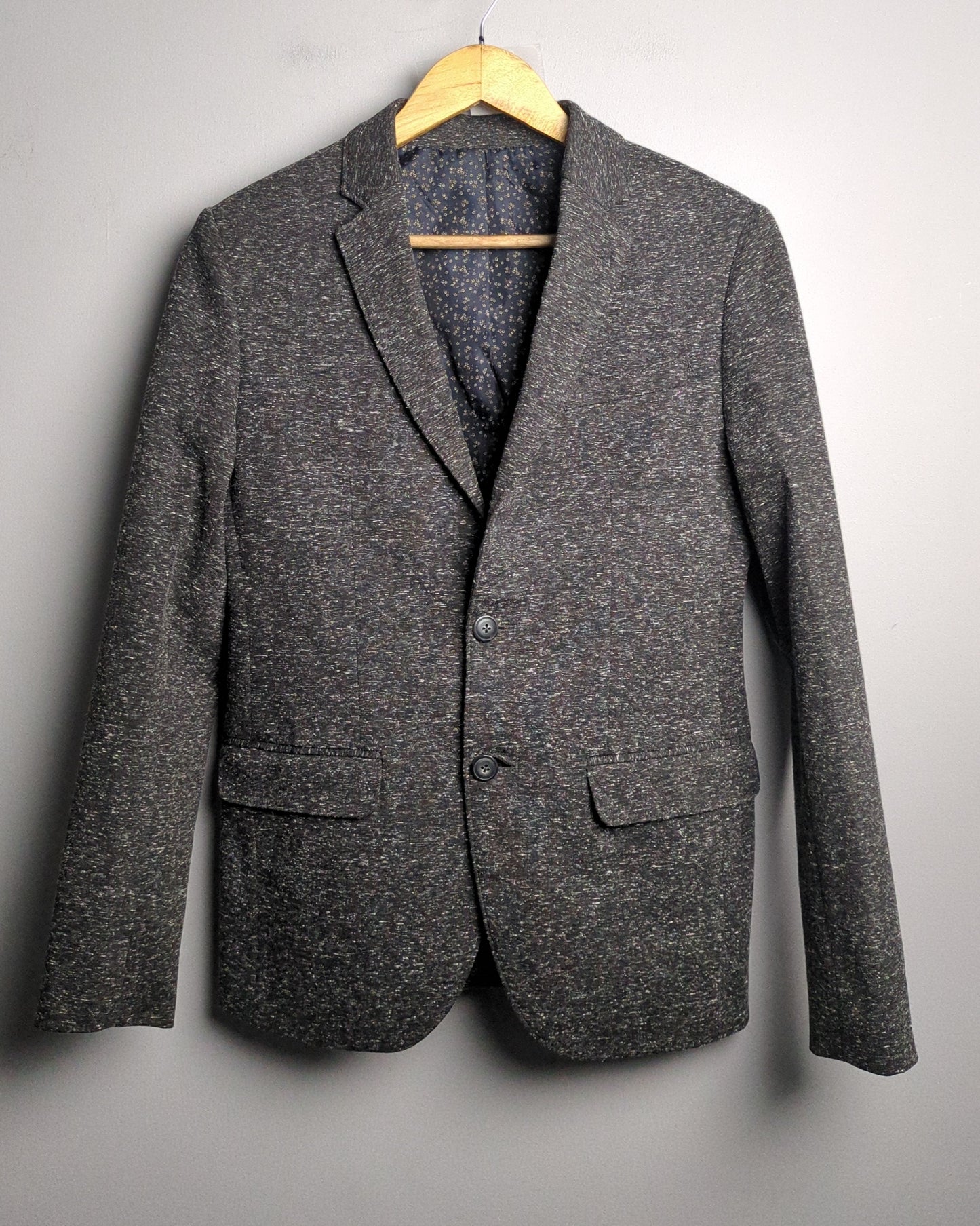 United Colors Of Benetton Grey Casual Blazer