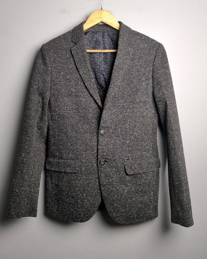 United Colors Of Benetton Grey Casual Blazer