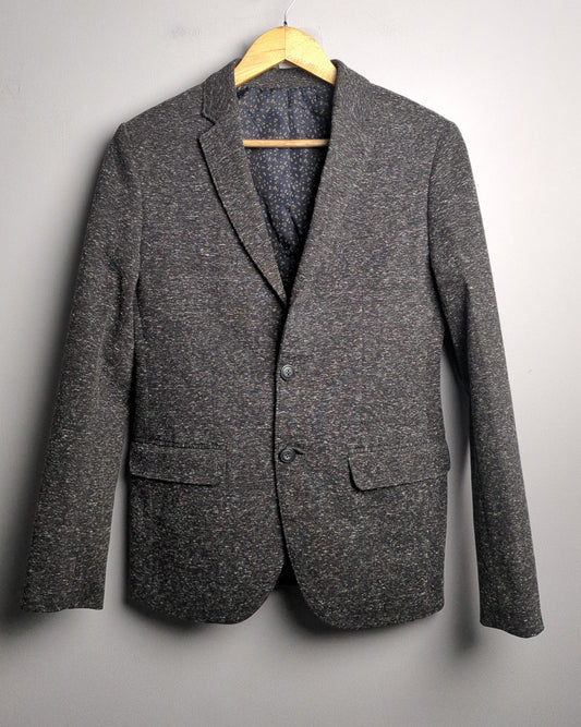 United Colors Of Benetton Grey Casual Blazer