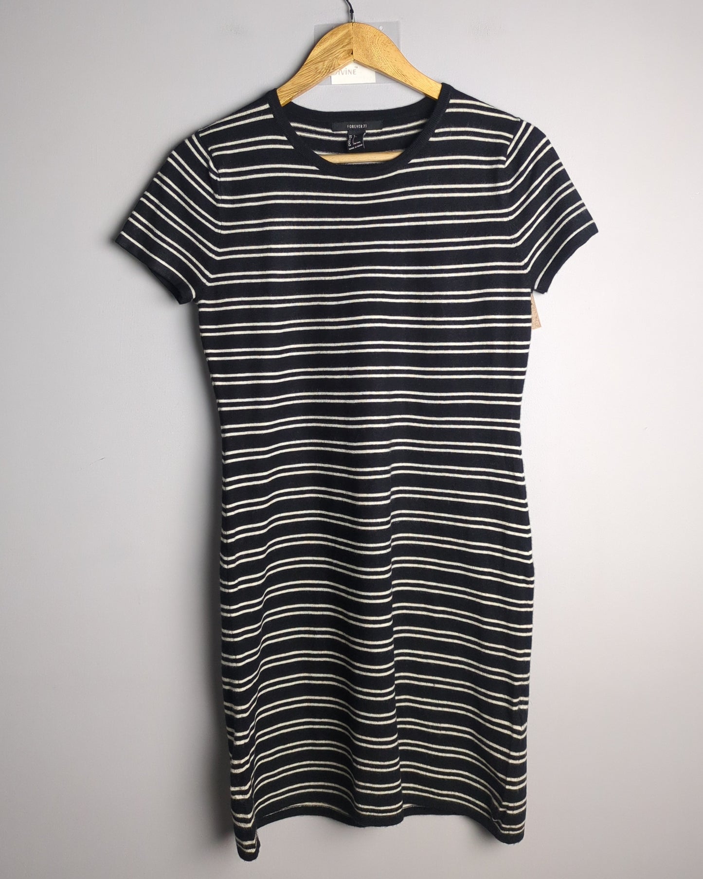 Forever 21 Black Striped Dress