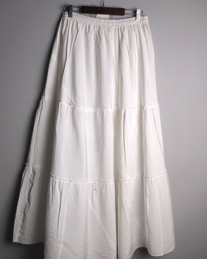 White Tiered Maxi