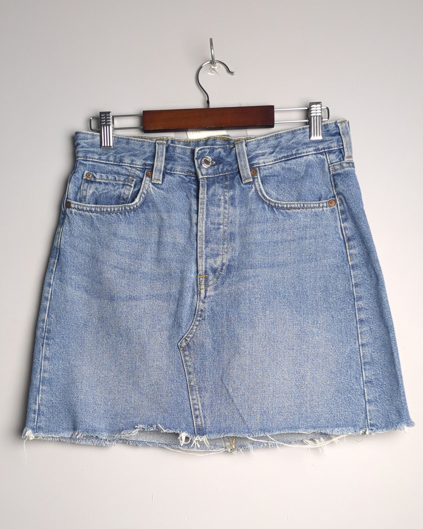 & Denim Blue Denim Skirt
