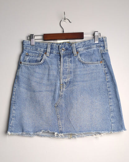 & Denim Blue Denim Skirt