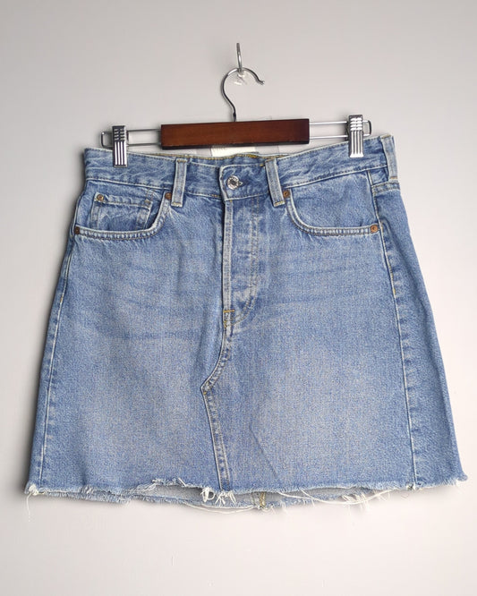 & Denim Blue Denim Skirt