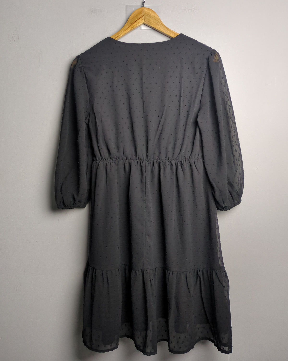Rio Black Wrap Dress
