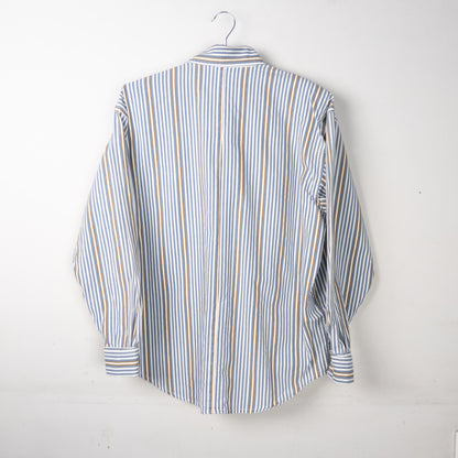 Striped Button-Up Shirt
