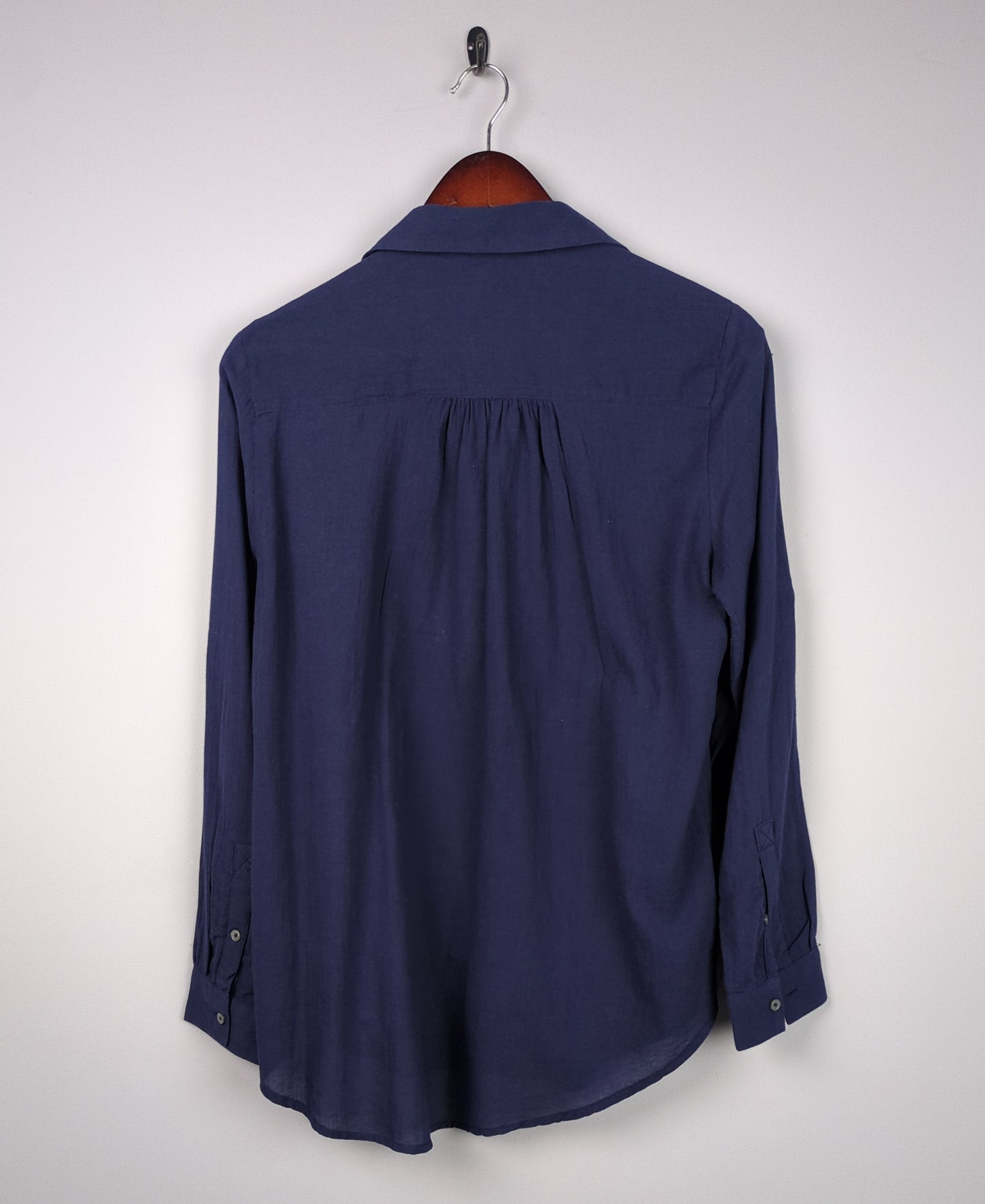 Navy Button-down