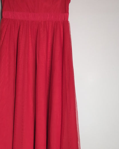 Dibiskle Red Maxi Dress