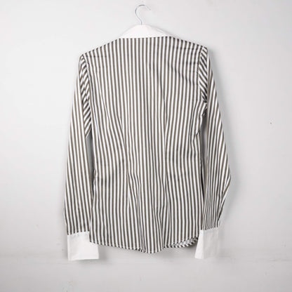 Striped Button-Down Shirt