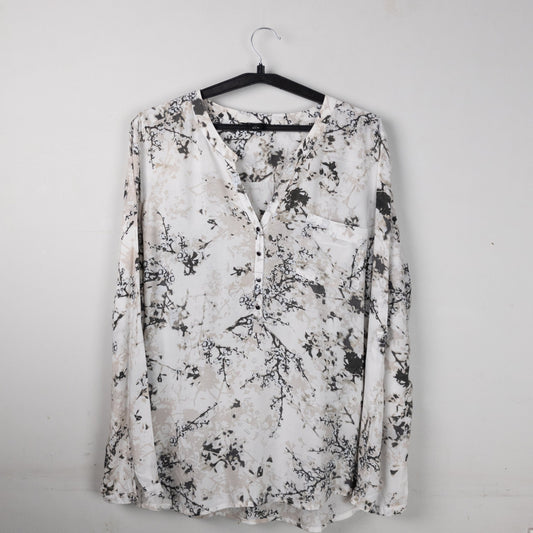 Printed Long Sleeve Blouse