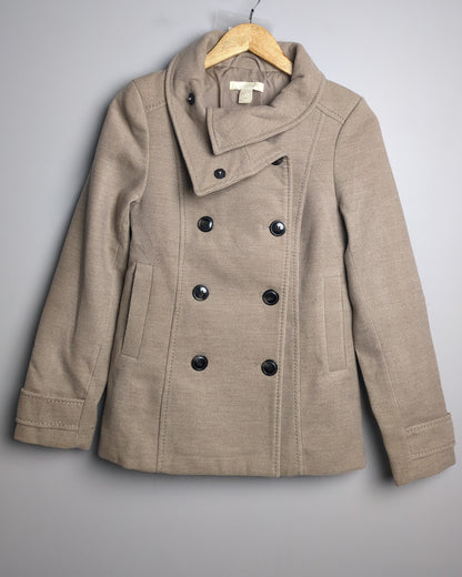 H&M Beige Peacoat Jacket